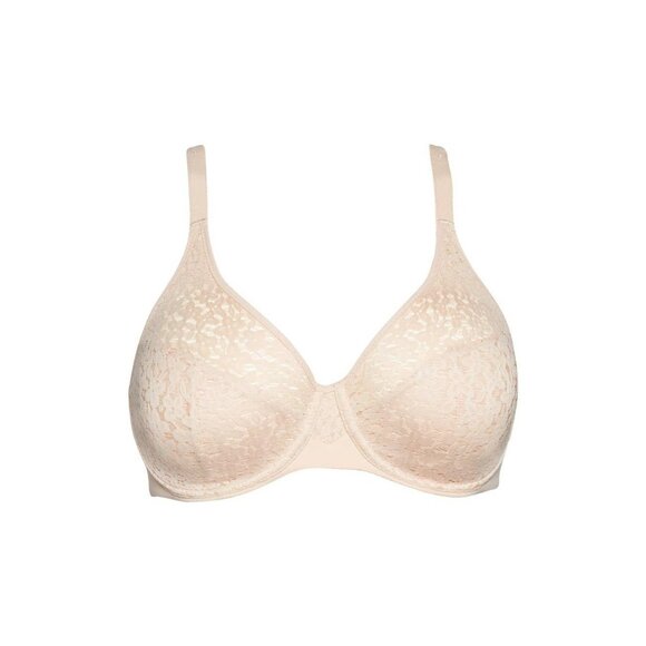 🆕 CHANTELLE Norah Underwire Non-Padded Bra 34DD Nude Blush Beige #13F1 - Picture 5 of 12